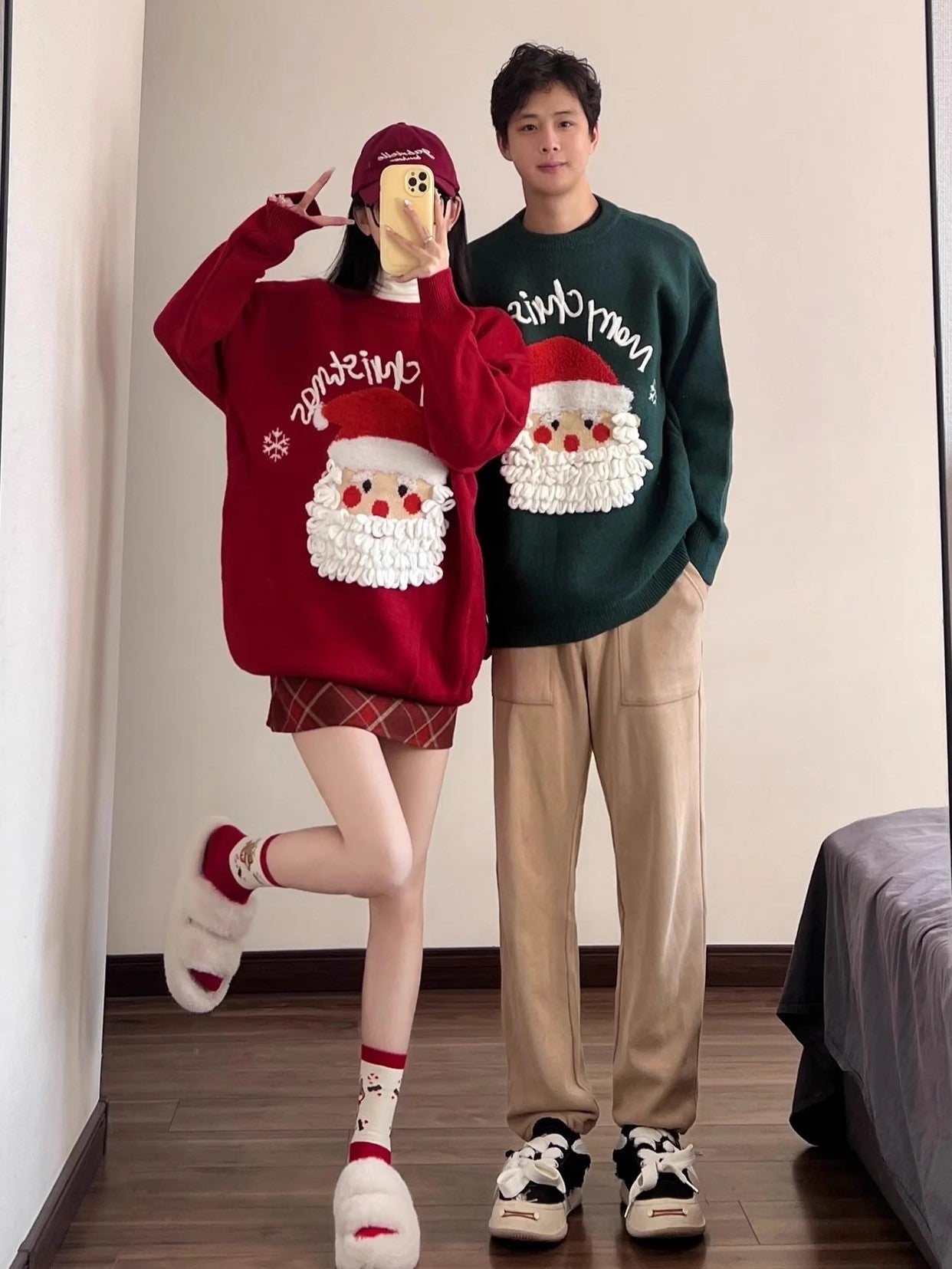 Christmas Couple Knit Sweater