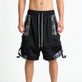 Urban Plaid Patchwork Shorts