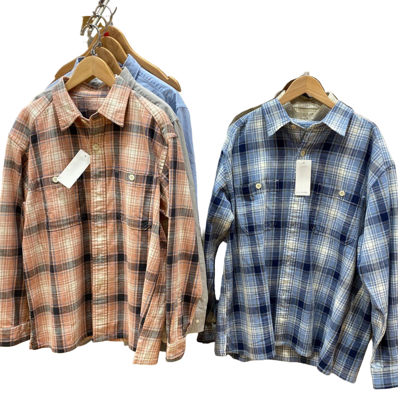 Bamboo Cotton Plaid Overshirt
