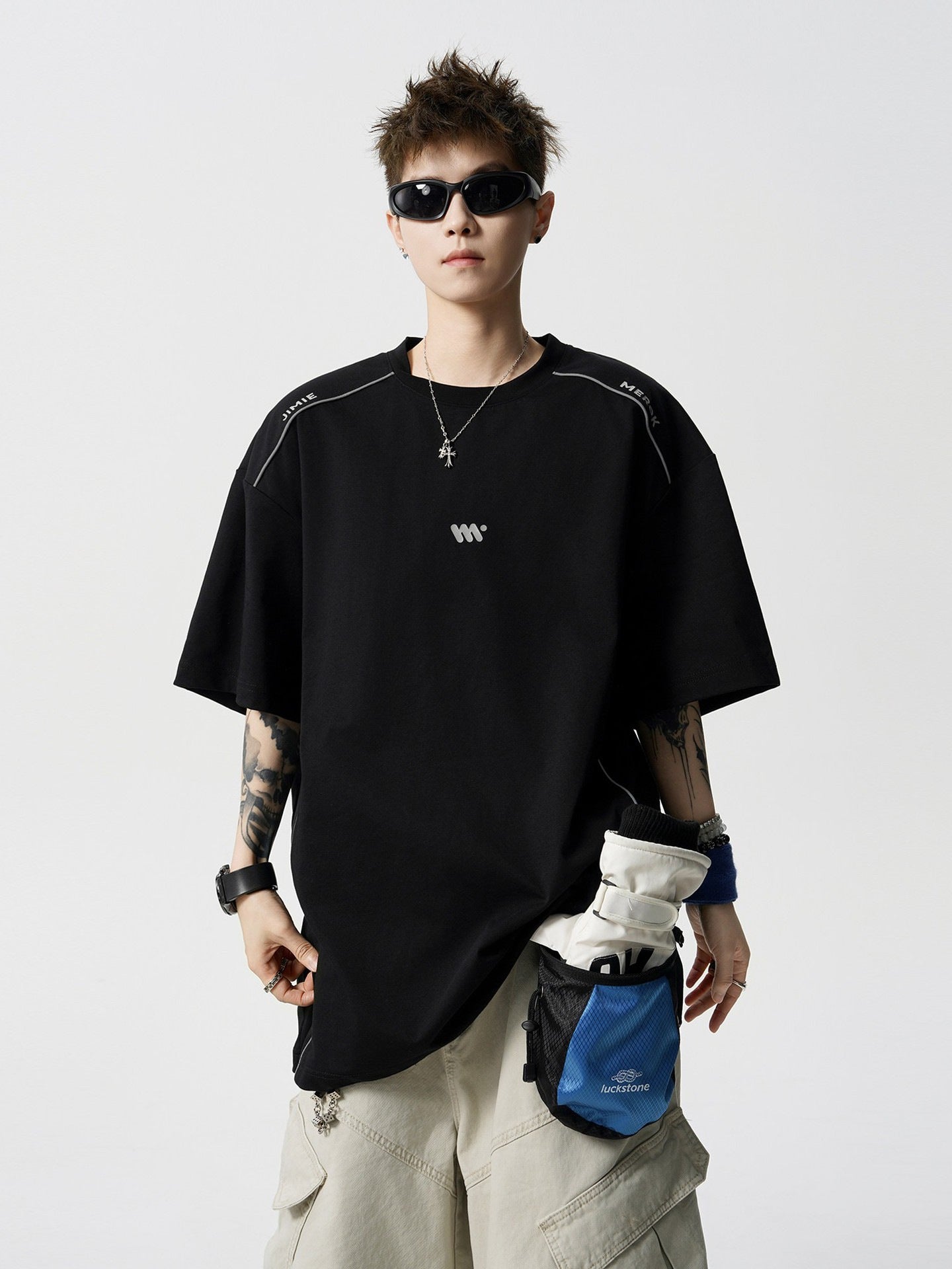 Cyber Stitch Oversized Technical Tee
