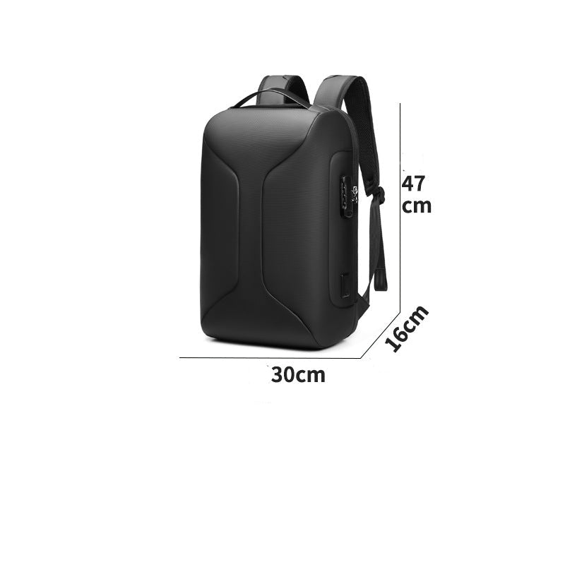 Sleek Tech Shell Backpack