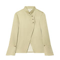 Women's Asymmetric Stand-Collar Jacket
