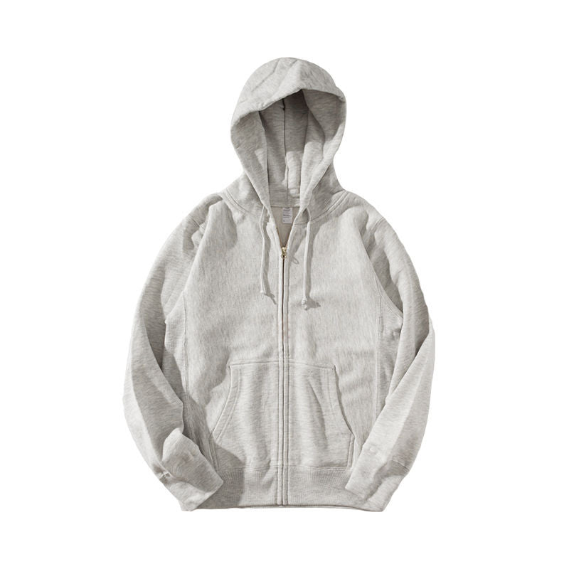 Heavyweight Zippered Cotton Hoodie
