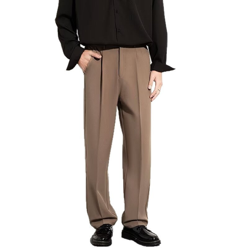 Luxury Drape Wide-Leg Trousers