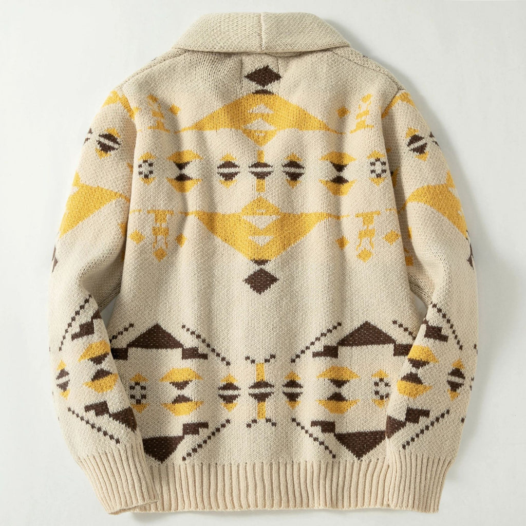 Men’s Southwestern Jacquard Cardigan