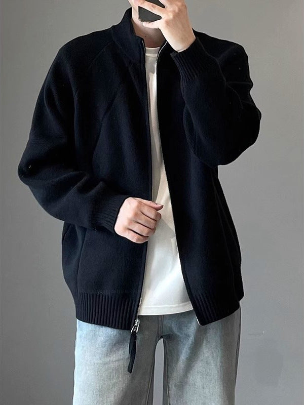 Cleanfit Zip-Up Knit Cardigan