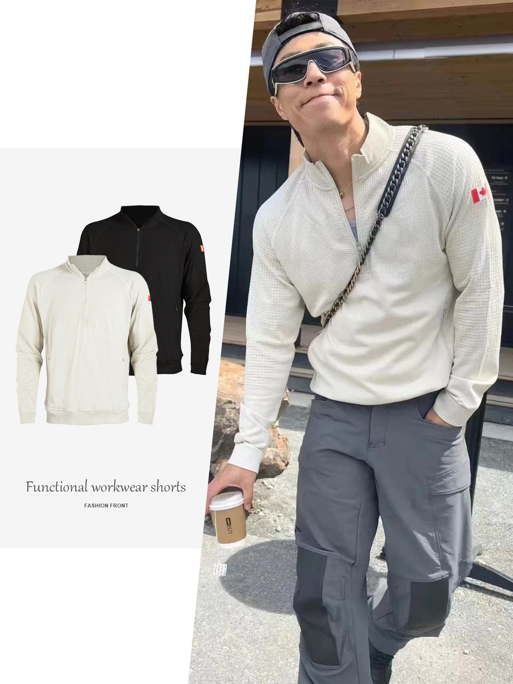 Functional Tech Quarter Zip Pullover