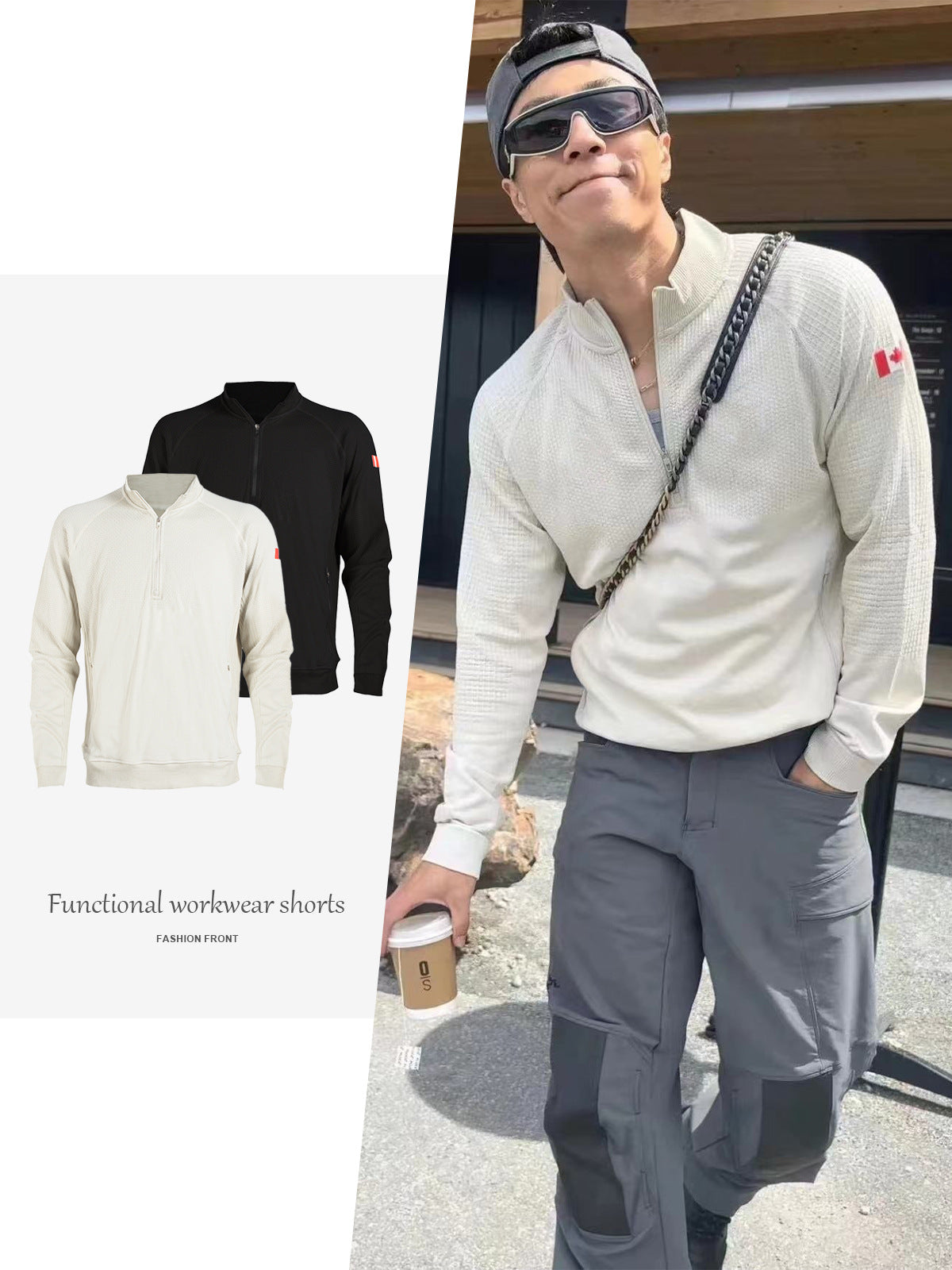 Functional Tech Quarter Zip Pullover