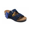 Suede navy blue