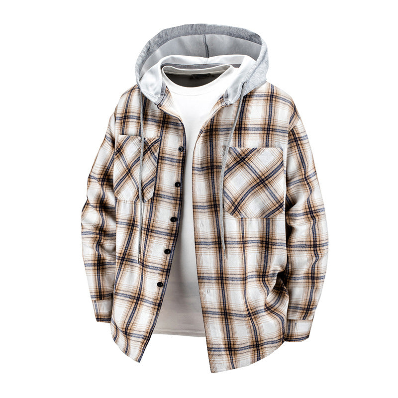 Hooded Flannel Shirt