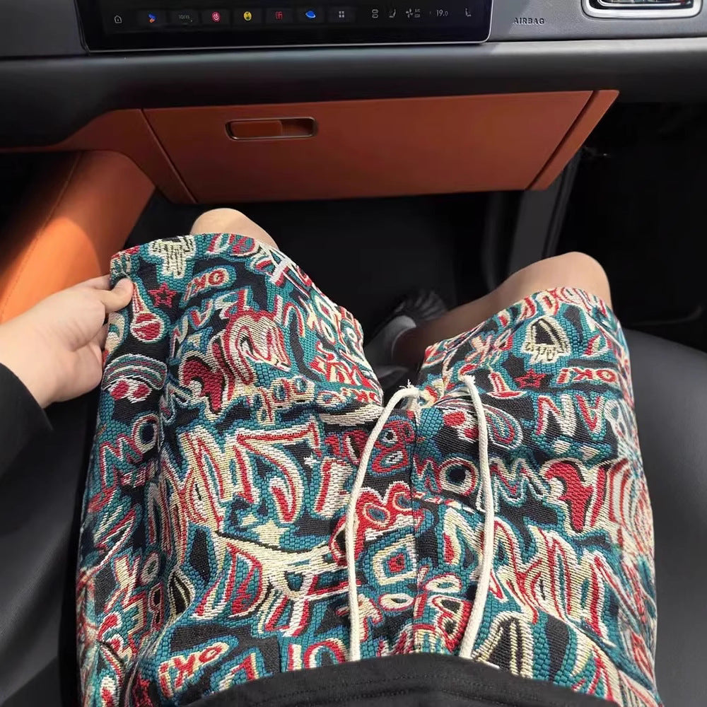 Bohemian Jacquard Shorts