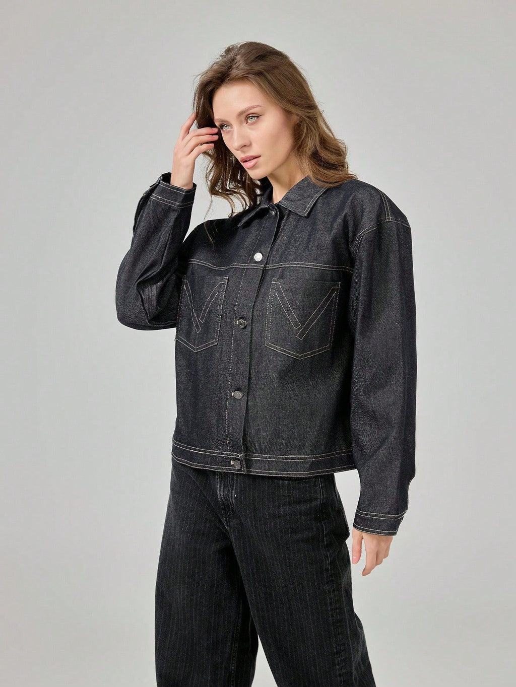 Women's Dark-Wash Denim Jacket