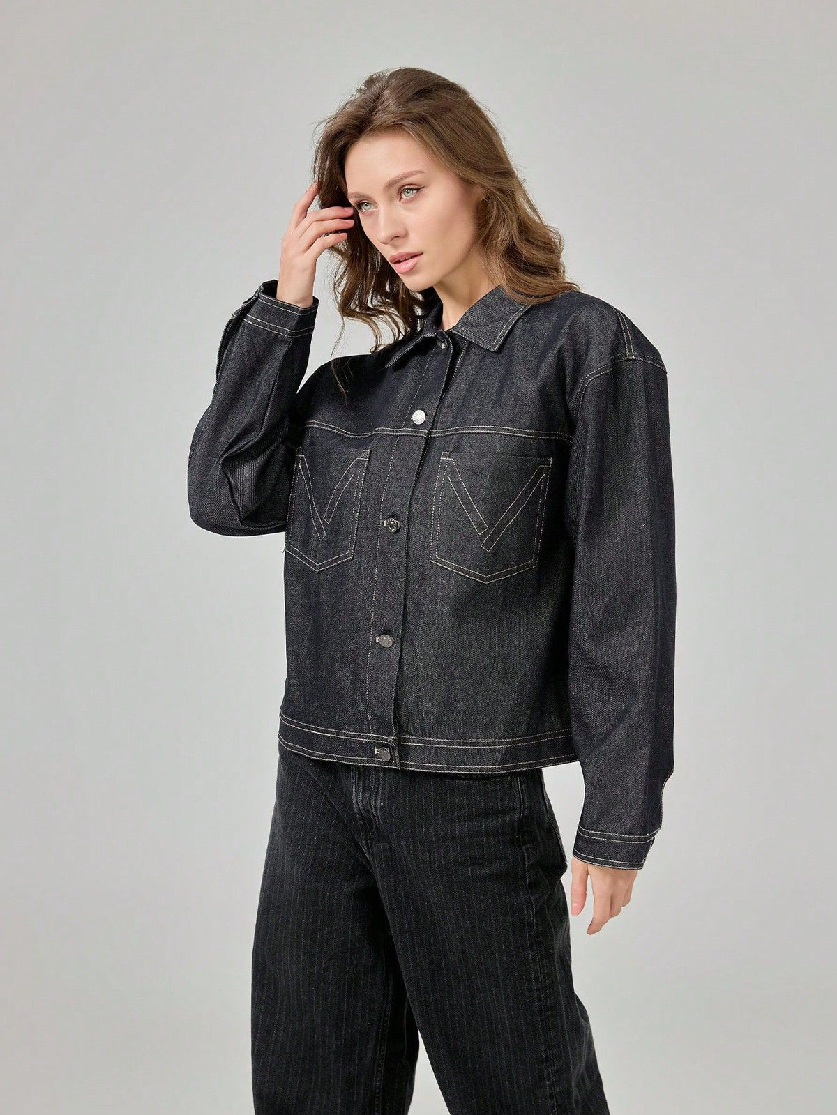 Women's Dark-Wash Denim Jacket