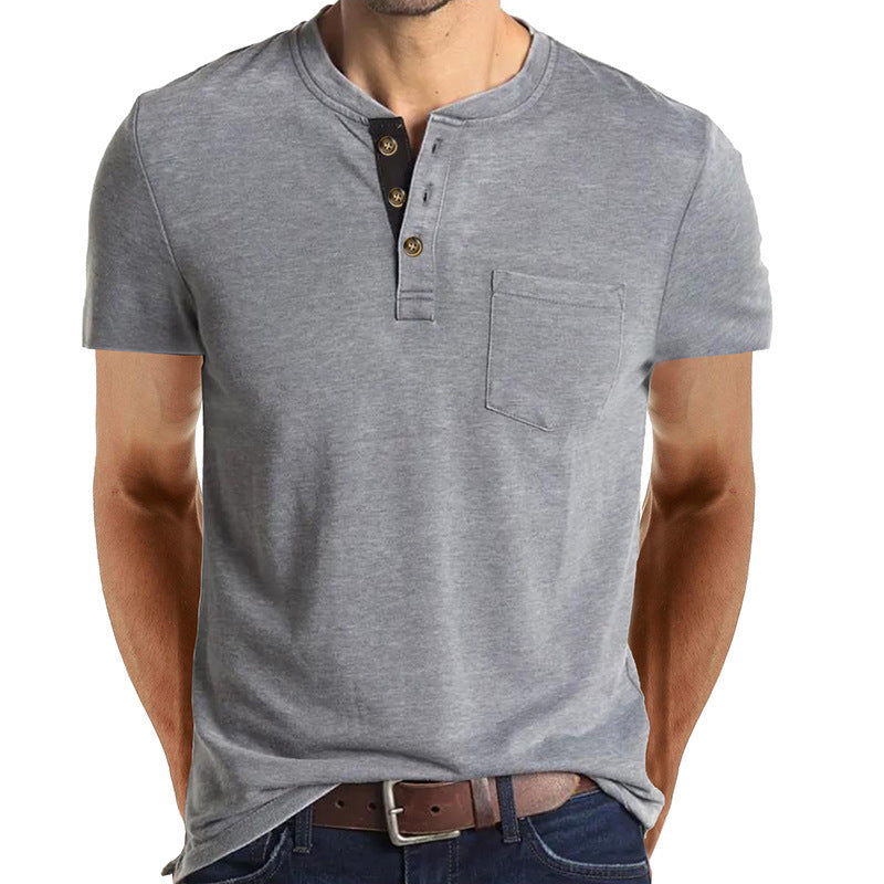 Men’s Slim-Fit Henley Tee