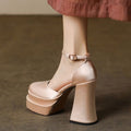 Platform Wedding Heels