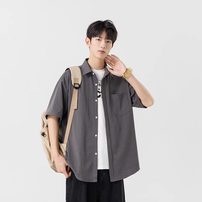 Relaxed Fit Drop-Shoulder Shirt