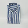 Classic Button-Down Striped Dress Shirt