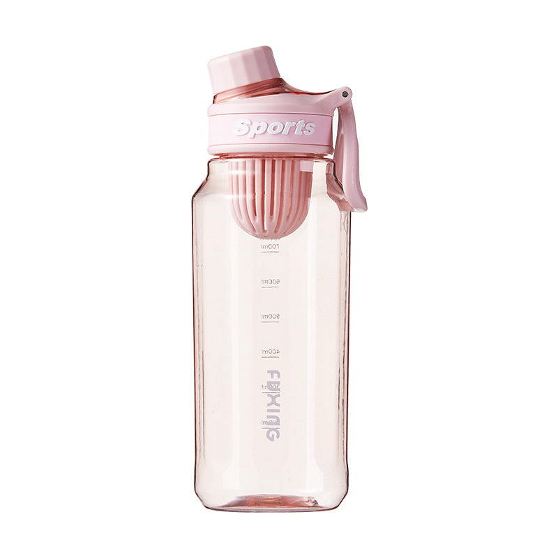 750ml–1L Sports Water Bottle with Time Markers