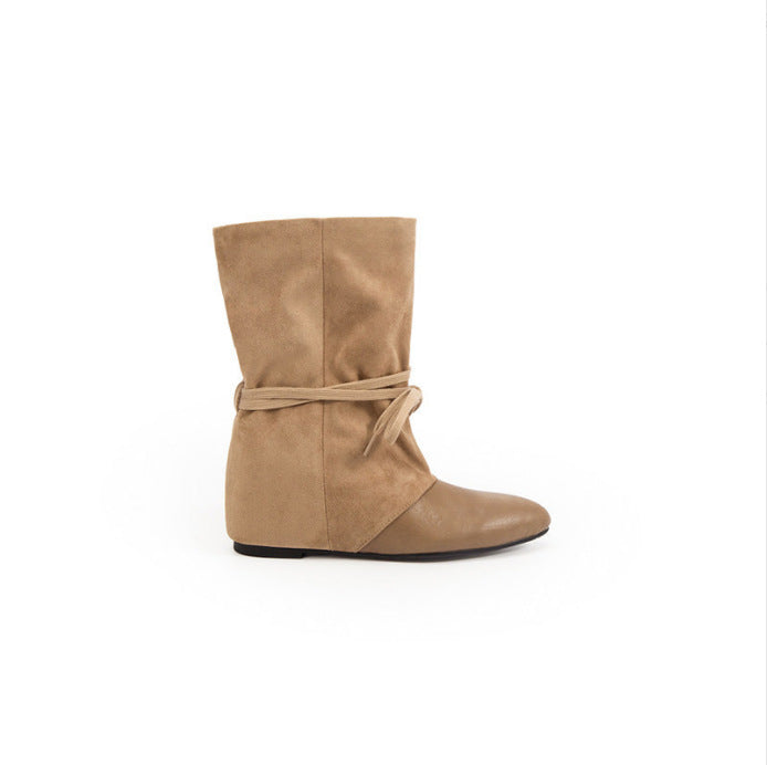 Pointed-Toe Strap Boots