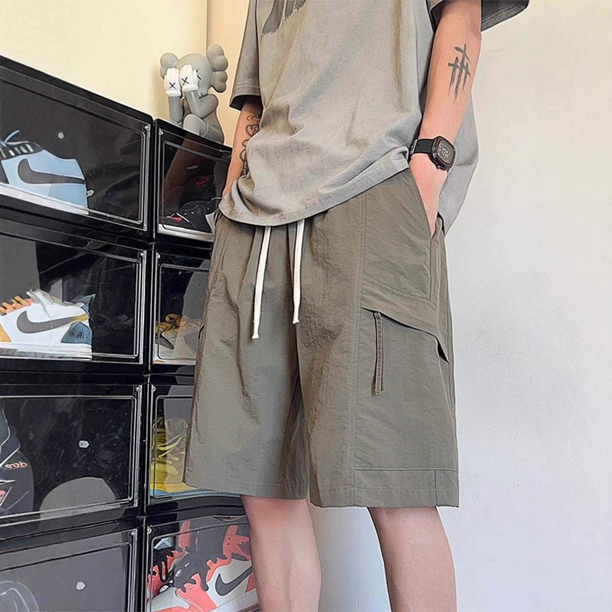 Quick-Dry Urban Utility Shorts