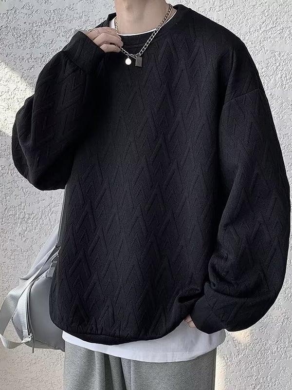Jacquard Crewneck Pullover