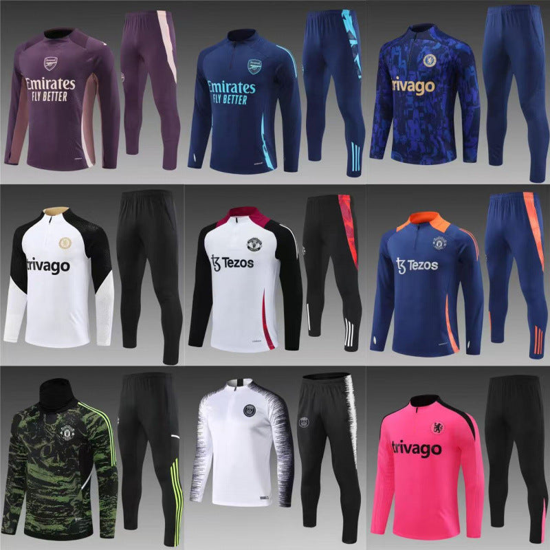 Football Club Quarter Zip Training Top and Pants Set