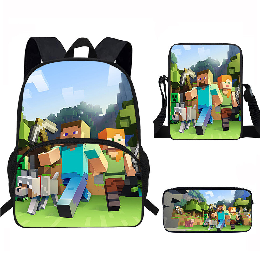 Minecraft Backpack Set