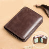 [Brown] multi-function - anti-theft brush demagnetization (2-fold wallet)