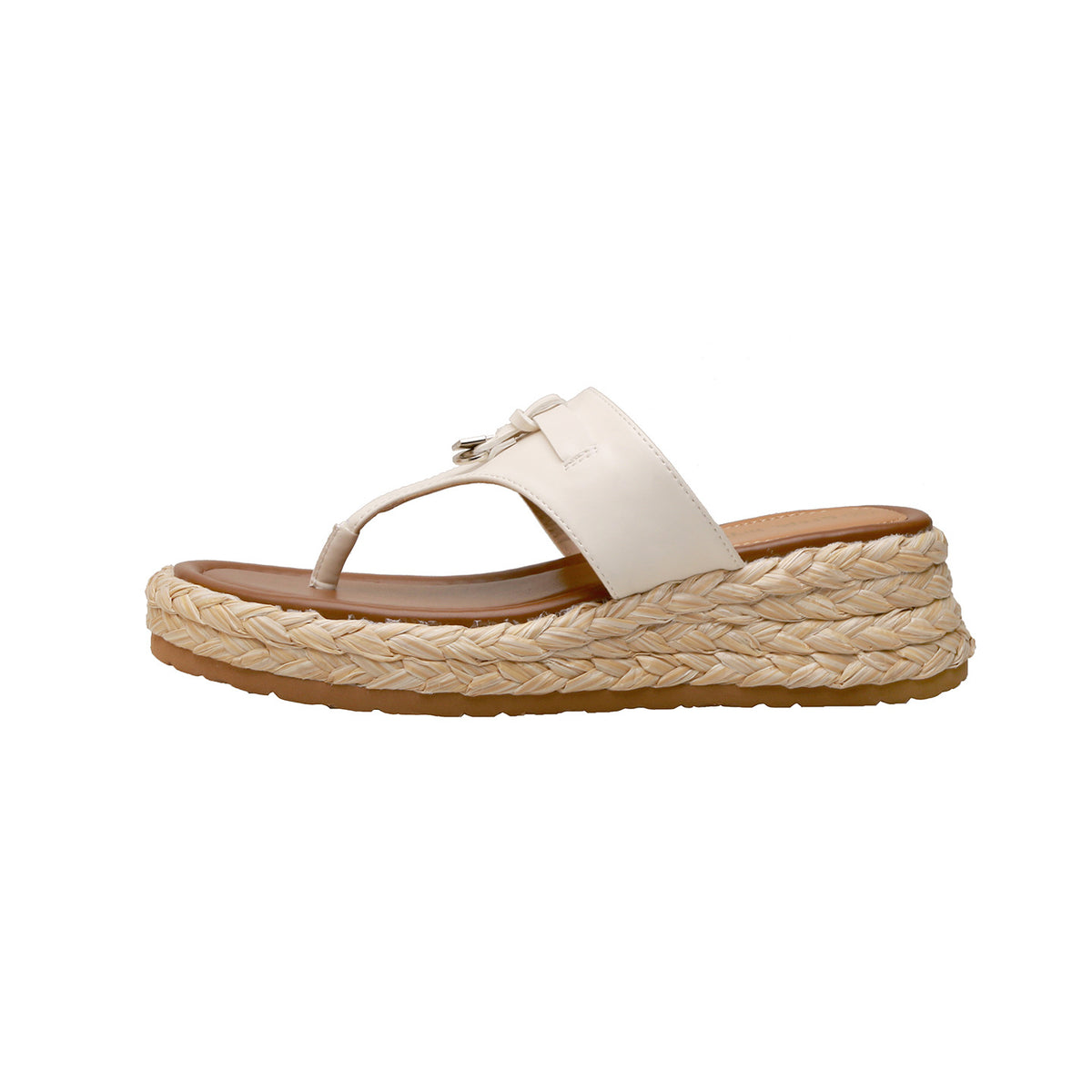 Tassel Platform Thong Sandals