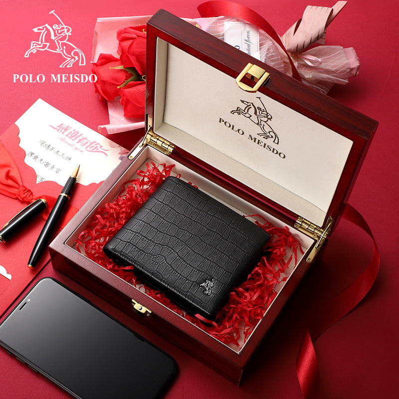 POLO MEISDO Men's Leather Wallet