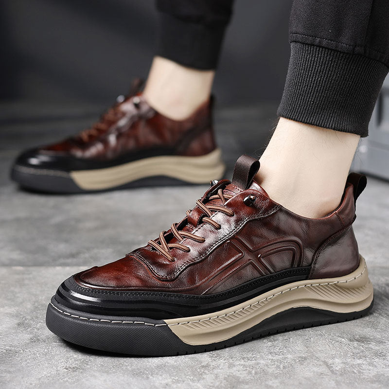 Men's Casual Leather Sneakers