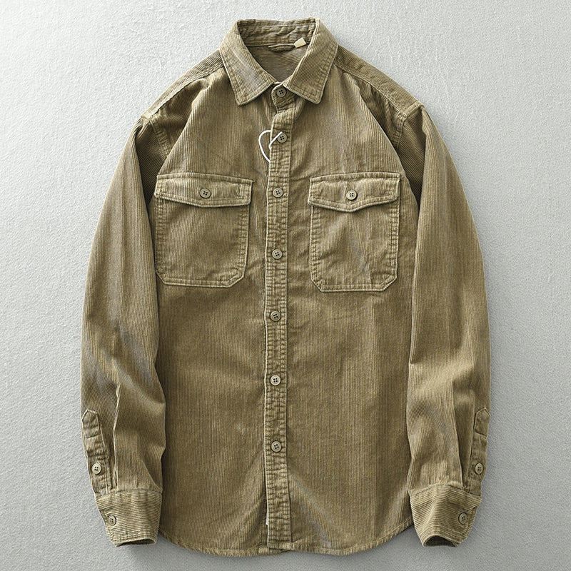 Premium Corduroy Utility Overshirt