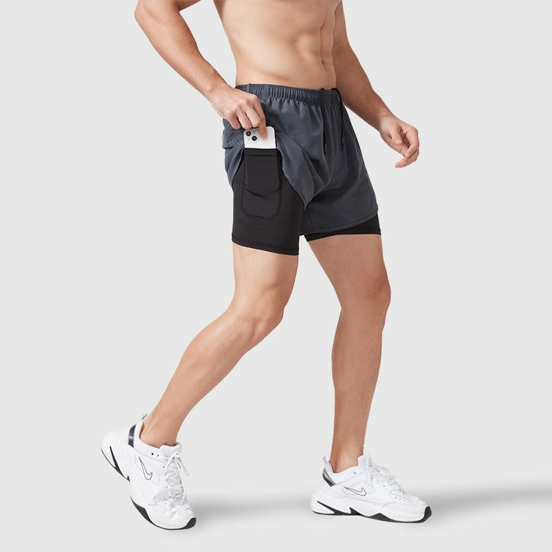 Men's 2-in-1 Athletic Shorts