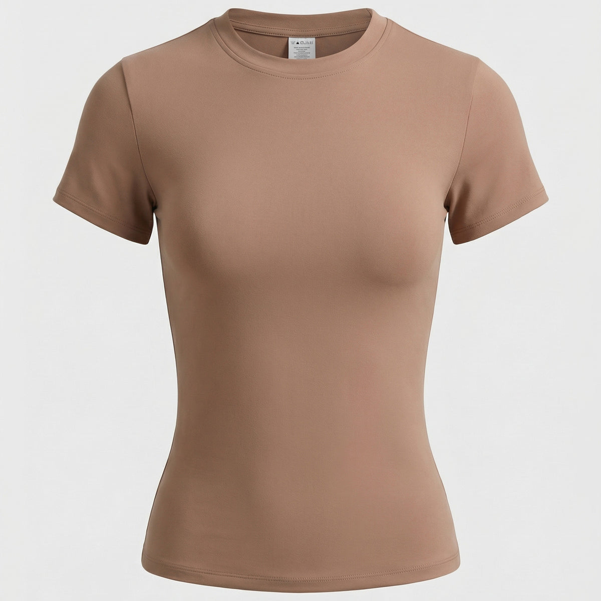 Slim-Fit Short-Sleeve Yoga Top