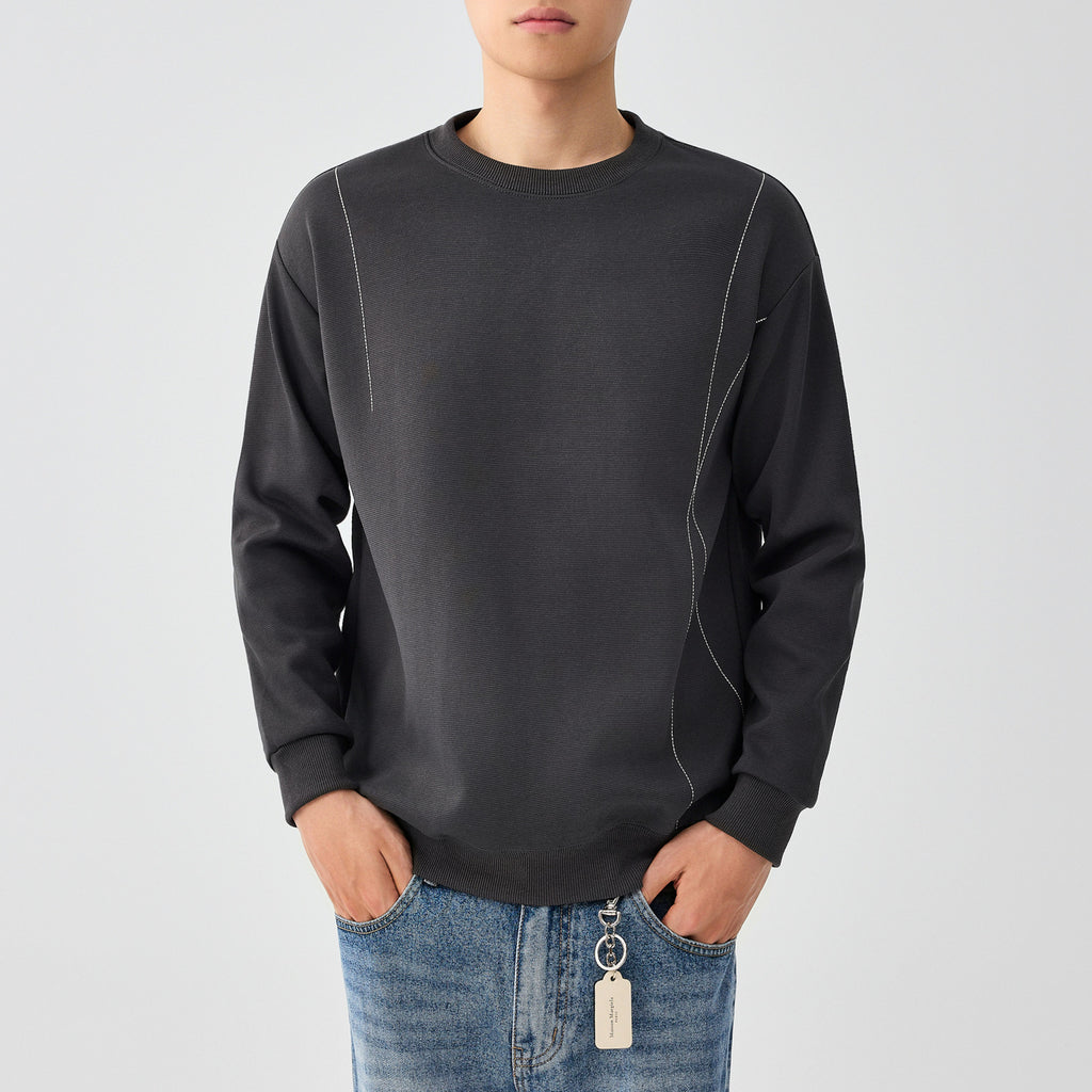 Minimalist Embroidered Sweatshirt