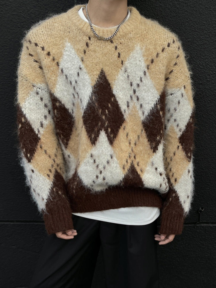 Holiday Diamond Knit Sweater