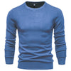 Round neck fog blue