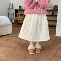 Girls' Solid Padded Winter Skirt