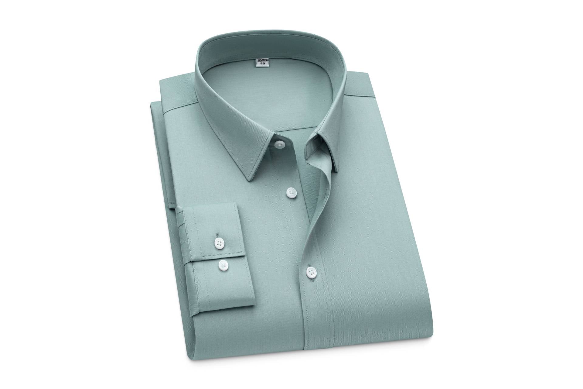 Men's Business Casual Long-Sleeve Shirt