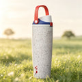 30oz Printed Insulated Water Bottle with Straw