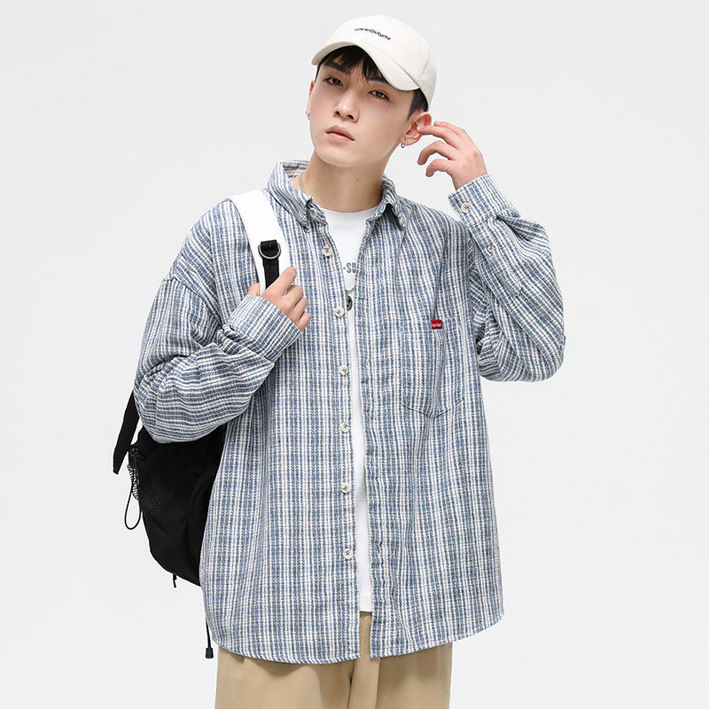 Striped Button-Up Shirt