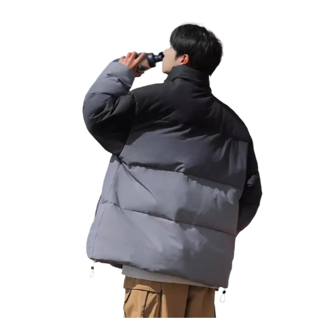 HJCamel Stand-Collar Padded Jacket