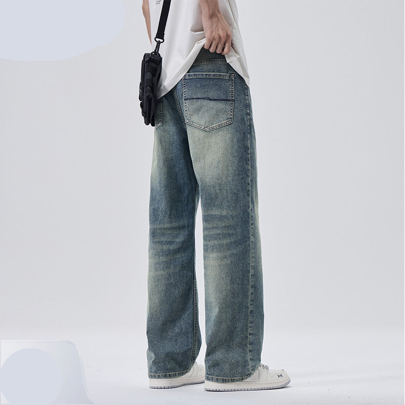 Vintage Straight-Leg Jeans