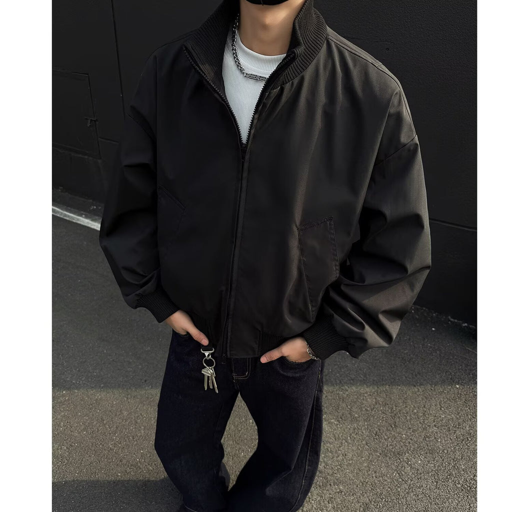 Men's Premium Stand-Collar Bomber Jacket