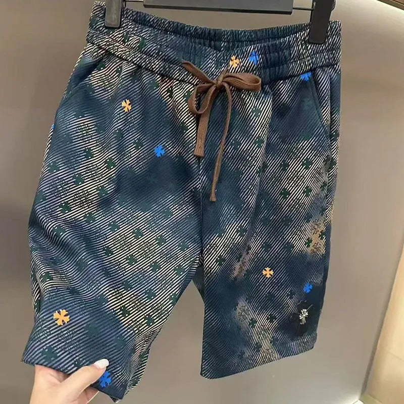 Abstract Pattern Casual Shorts