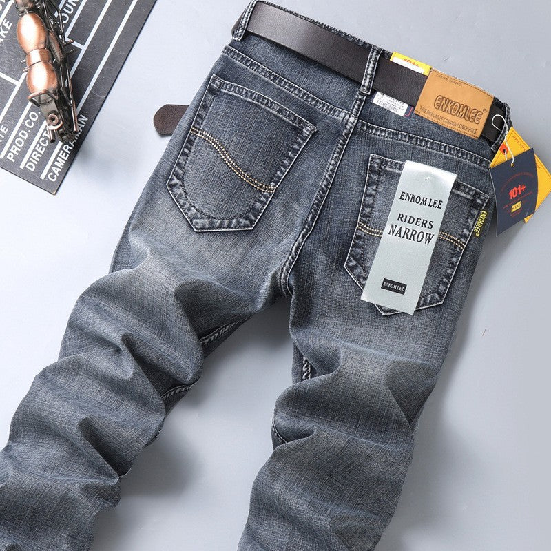 Essential Straight Fit Stretch Denim