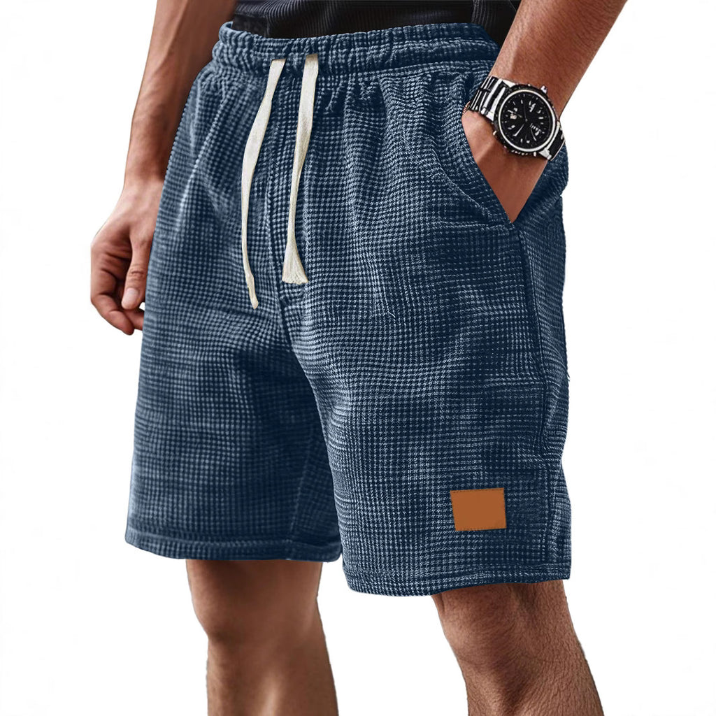 Men's Textured Casual Shorts