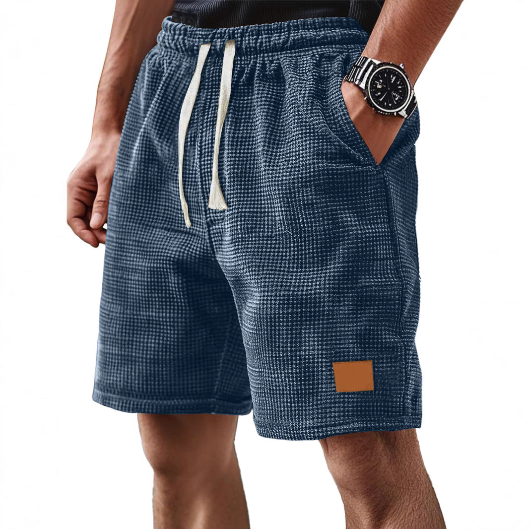 Men's Textured Casual Shorts