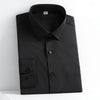 Black 7668-30 Easy Lift Shirt Trim Long Sleeve Shirt Men's Shirt