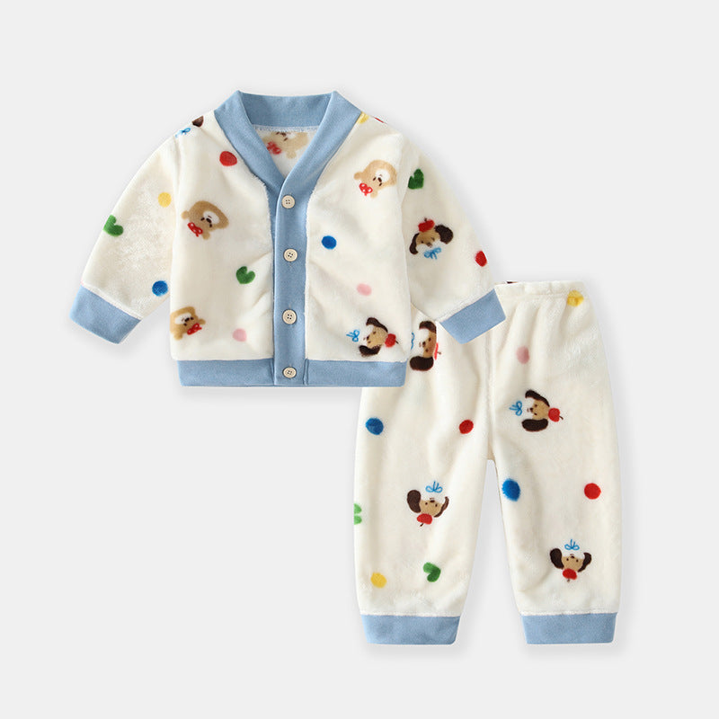 Flannel Kids' Winter Pajama Set